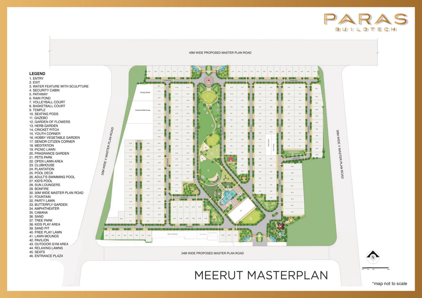 Paras Estate Master Plan Layout